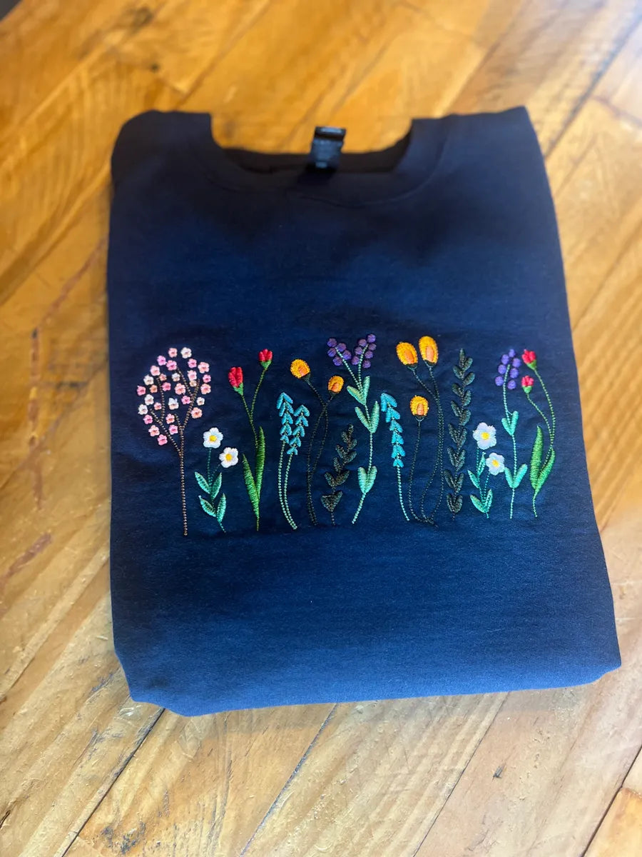 Colourful Flowers Sweatshirt