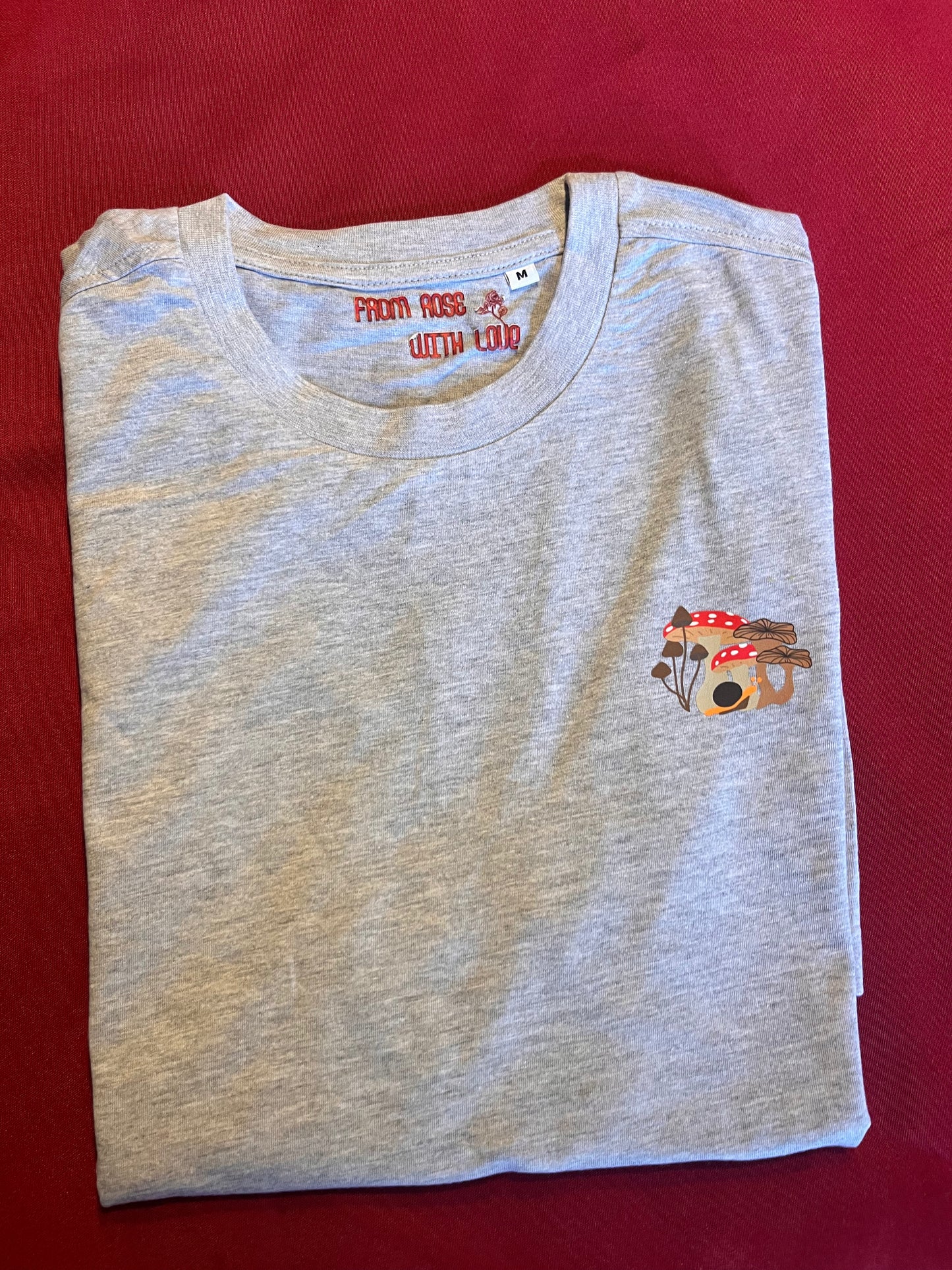 Printed mushroom T-shirt