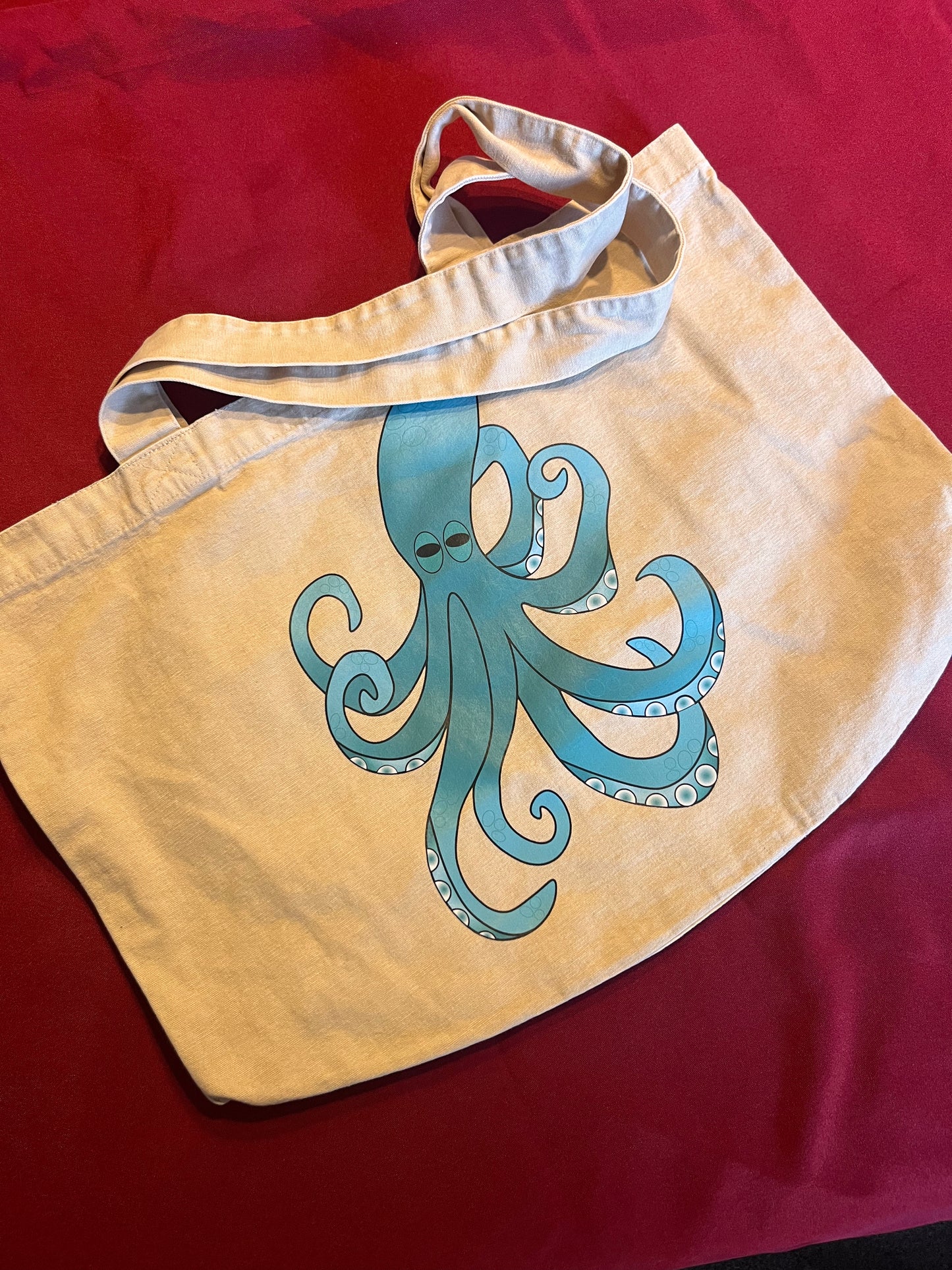 Octopus design shopper bag