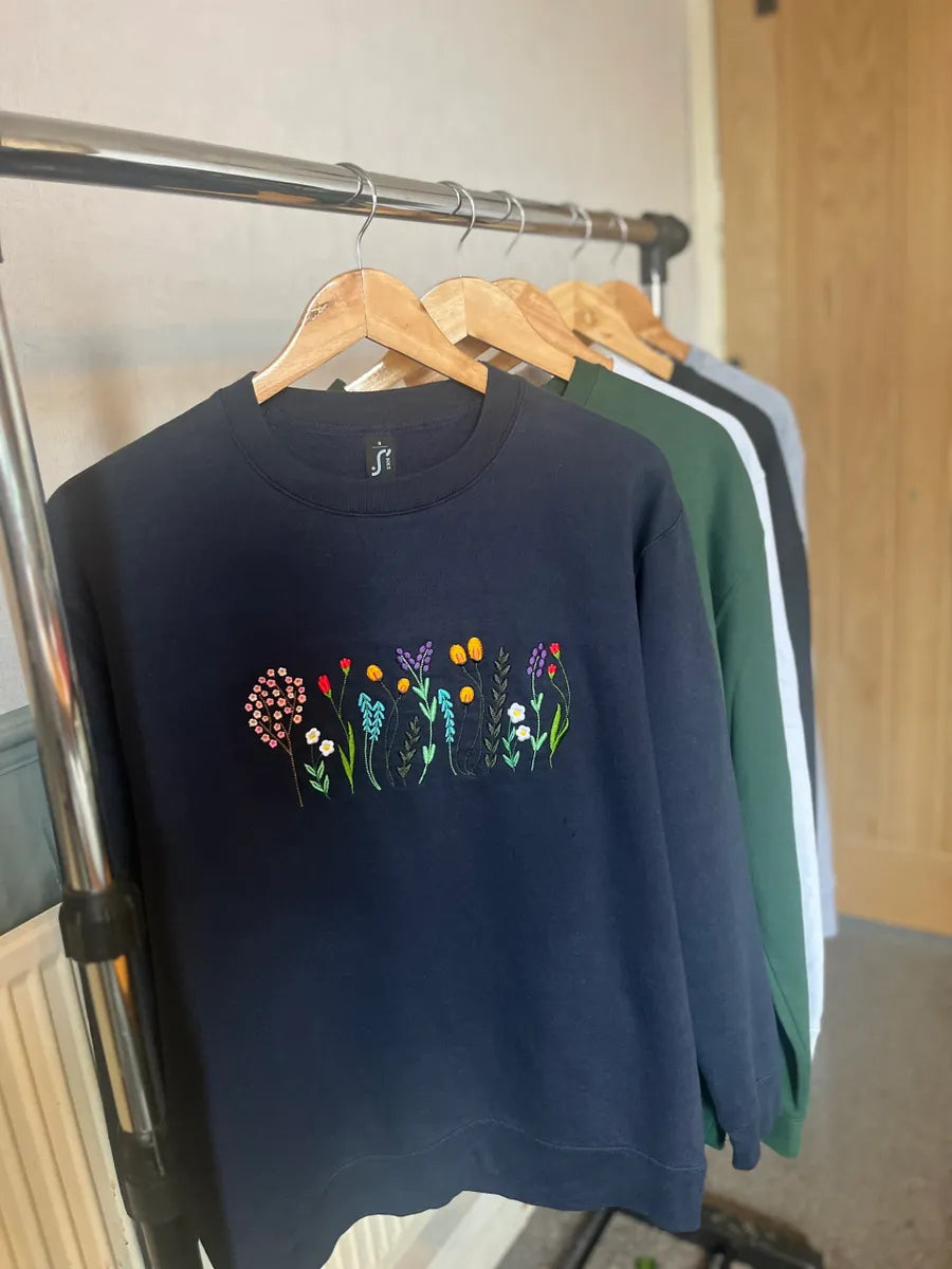 Colourful Flowers Sweatshirt