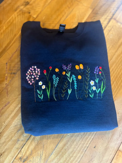 Colourful Flowers Sweatshirt