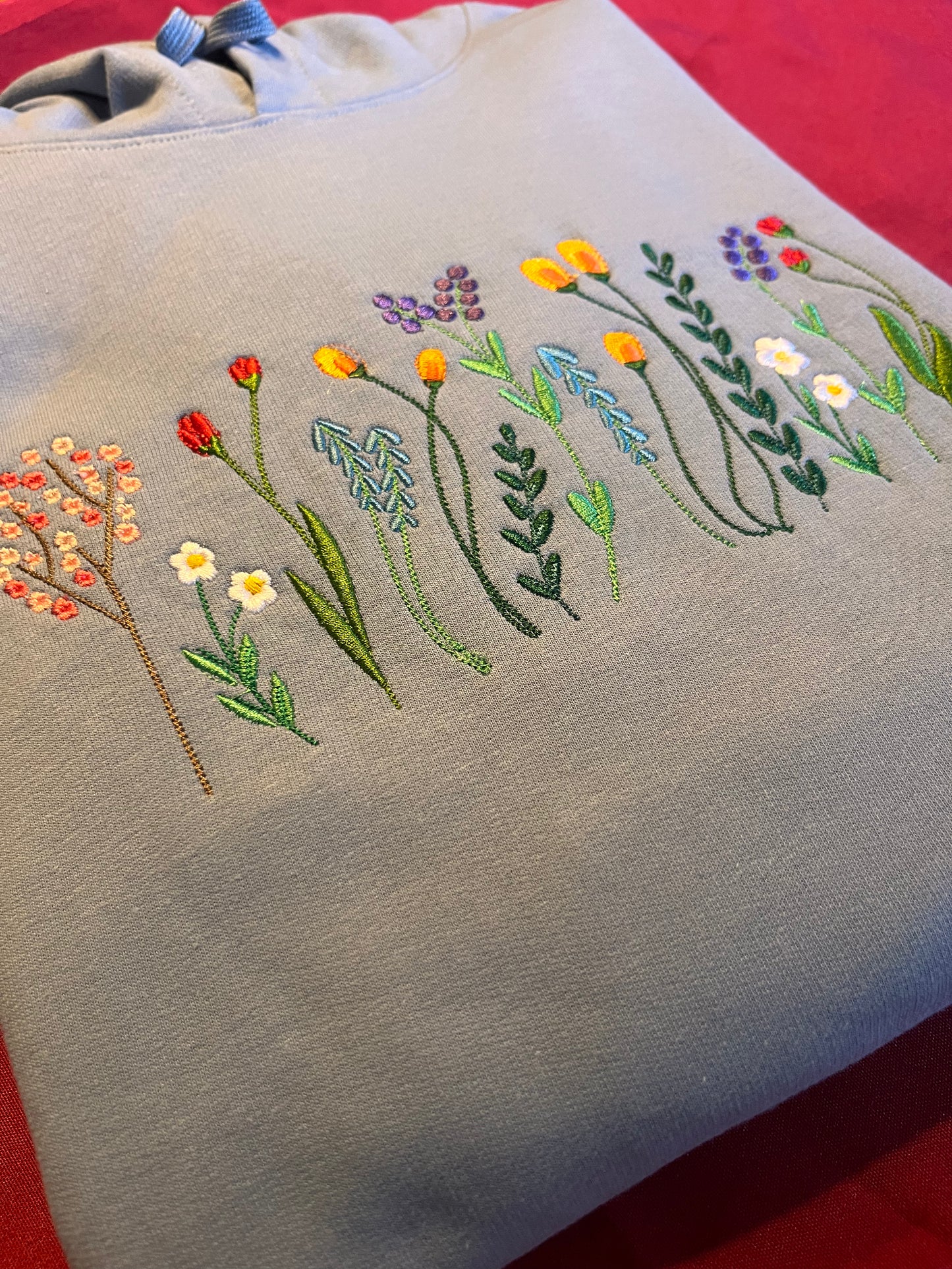Colourful Flowers Hoodie