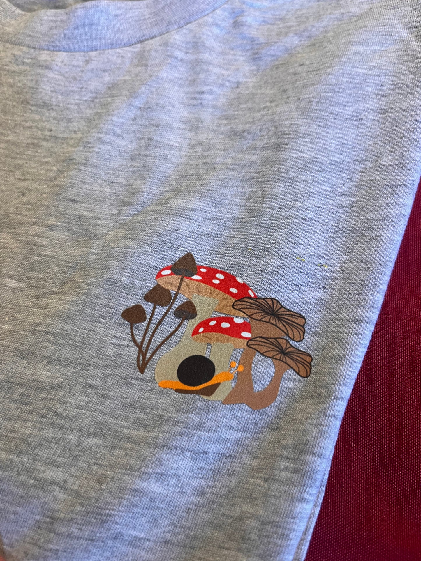 Printed mushroom T-shirt