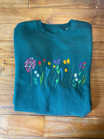 Colourful Flowers Sweatshirt