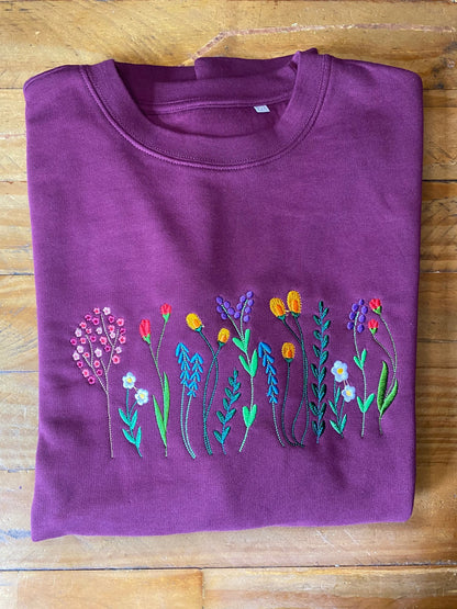 Colourful Flowers Sweatshirt